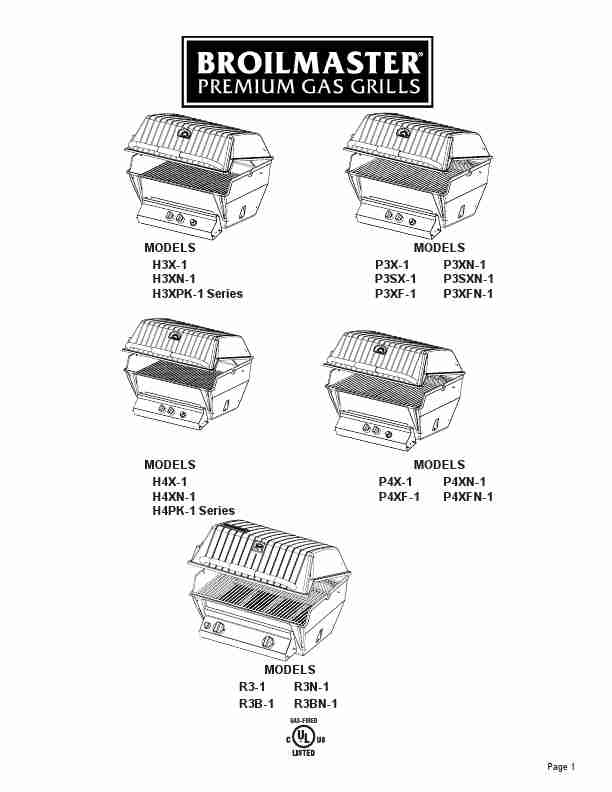 Broilmaster Gas Grill H4XN-1-page_pdf